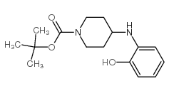 1-BOC-4-(2-HYDROXYPHENYLAMINO)PIPERIDINE Structure