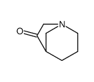 1-Azabicyclo[3.2.1]octan-6-one,(1R,5S)-(9CI) Structure