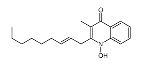 1-hydroxy-3-methyl-2-non-2-enylquinolin-4-one结构式