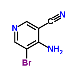 4-Amino-5-bromonicotinonitrile结构式