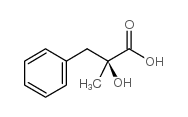 (2S)-2-羟基-2-甲基-3-苯丙酸结构式