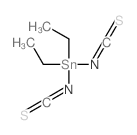 Stannane, diethyldiisothiocyanato- Structure