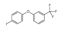 1-iodo-4-[3-(trifluoromethyl)phenoxy]benzene结构式