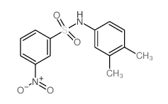 N-(3,4-Dimethylphenyl)-3-nitrobenzenesulfonamide Structure