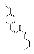 butyl 3-(4-formylphenyl)prop-2-enoate Structure