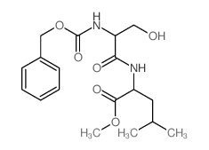 methyl 2-[(3-hydroxy-2-phenylmethoxycarbonylamino-propanoyl)amino]-4-methyl-pentanoate Structure