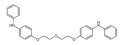 4-[2-[2-(4-anilinophenoxy)ethoxy]ethoxy]-N-phenylaniline结构式