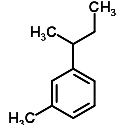 m-sec-Butyltoluene structure