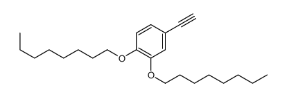 1,2-BIS-OCTYLOXY-4-ETHYNYL-BENZENE Structure