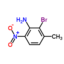 2-Bromo-3-methyl-6-nitroaniline Structure