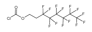 3,3,4,4,5,5,6,6,7,7,8,8,8-tridecafluorooctyl chloroformate Structure