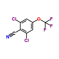 2,6-Dichloro-4-(trifluoromethoxy)benzonitrile structure