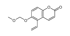 6-(methoxymethoxy)-5-vinyl-2H-chromen-2-one结构式