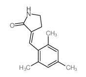3-[(2,4,6-trimethylphenyl)methylidene]pyrrolidin-2-one结构式