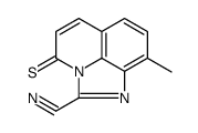 4H-Imidazo[4,5,1-ij]quinoline-2-carbonitrile,9-methyl-4-thioxo- Structure