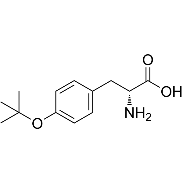 O-叔丁基-D-酪氨酸结构式