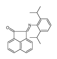2-[2,6-di(propan-2-yl)phenyl]iminoacenaphthylen-1-one结构式