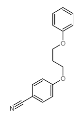 4-(3-phenoxypropoxy)benzonitrile结构式