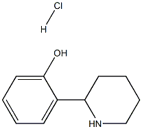 2-(piperidin-2-yl)phenol hydrochloride结构式