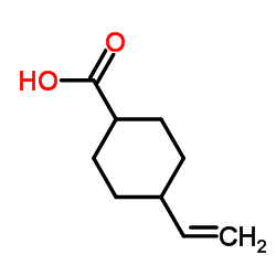 4-Vinylcyclohexanecarboxylic acid structure