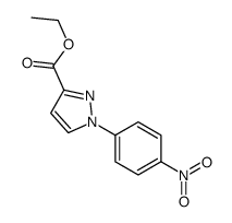 ethyl 1-(4-nitrophenyl)-1H-pyrazole-3-carboxylate结构式