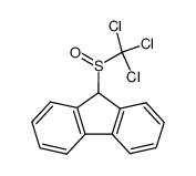 9-fluorenyl trichloromethyl sulfoxide Structure