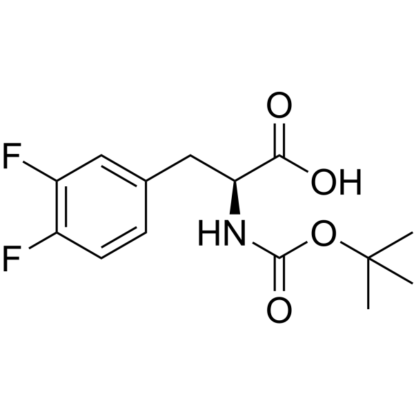 BOC-L-3,4-Difluorophe Structure
