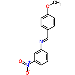 N-[(4-METHOXYPHENYL)METHYLIDENE]-N-(3-NITROPHENYL)AMINE structure