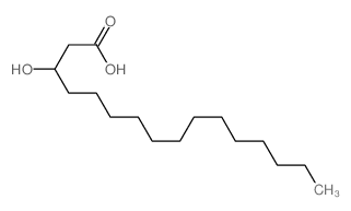 3-hydroxyhexadecanoic acid结构式