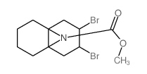 methyl 2,3-dibromooctahydro-4a,8a-epiminonaphthalene-9-carboxylate结构式