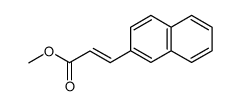 trans-3-(2-naphthyl)-propenoic acid methyl ester Structure