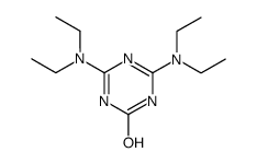 4,6-bis-diethylamino-1H-[1,3,5]triazin-2-one结构式