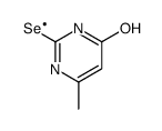 6-methyl-2-selenouracil Structure