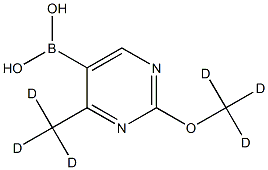 (2-(methoxy-d3)-4-(methyl-d3)pyrimidin-5-yl)boronic acid picture