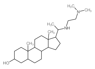 Pregnan-3-ol,20-[[2-(dimethylamino)ethyl]amino]-, (3b,5a,20S)- (9CI)结构式