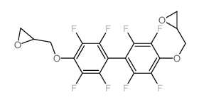 Oxirane,2,2'-[(2,2',3,3',5,5',6,6'-octafluoro[1,1'-biphenyl]-4,4'-diyl)bis(oxymethylene)]bis-(9CI)结构式