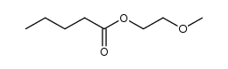 β-methoxyethyl valerate结构式