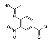 4-acetamido-3-nitrobenzoyl chloride结构式