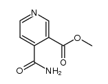 4-carbamoyl-nicotinic acid methyl ester结构式