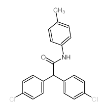 Benzeneacetamide,4-chloro-a-(4-chlorophenyl)-N-(4-methylphenyl)-结构式