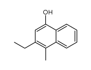 3-Aethyl-4-methyl-1-naphthol结构式