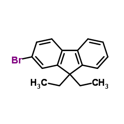 2-Bromo-9,9-diethylfluorene structure