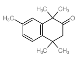 2(1H)-Naphthalenone, 3,4-dihydro-1,1,4,4,7-pentamethyl-结构式
