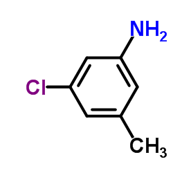 3-氯-5-甲基苯胺结构式