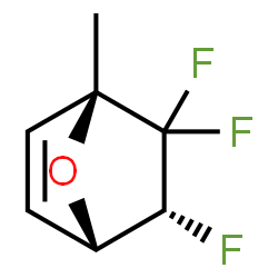 7-Oxabicyclo[2.2.1]hept-2-ene,5,6,6-trifluoro-1-methyl-,(1R,4S,5R)-rel-(9CI) structure