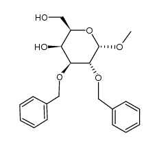 methyl 2,3-di-O-benzyl-α-D-galactopyranoside结构式