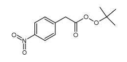 tert-butyl p-nitrophenylperacetate结构式