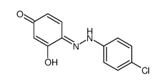 4-[(4-chlorophenyl)hydrazinylidene]-3-hydroxycyclohexa-2,5-dien-1-one Structure