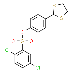 4-(1,3-Dithiolan-2-yl)phenyl 2,5-dichlorobenzenesulfonate Structure