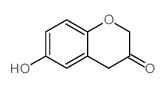 2H-1-Benzopyran-3(4H)-one,6-hydroxy-结构式